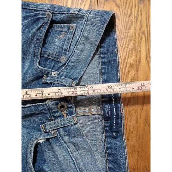 RALPH LAUREN Jeans Womens 26 BLUE SPORT Preowned Denim Summer Winter Used Work - Picture 6 of 10